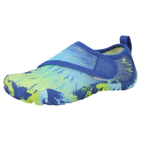 TJAZFJPA Toddler Running Shoes Boys Children Comfortable Soft Soled Beach Wading Shoes Outdoor Dual Purpose Fitness Swimming Shoes Toddler Tennis Shoes Boys Slip On
