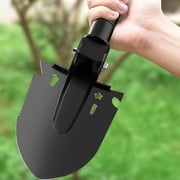 Heavy-Duty Multipurpose Hand Shovel, Thickened Outdoor Utility Spade for Camping, Fishing, Vehicle Emergency Gear, Ground Digging, Soil Loosening and Field Tasks