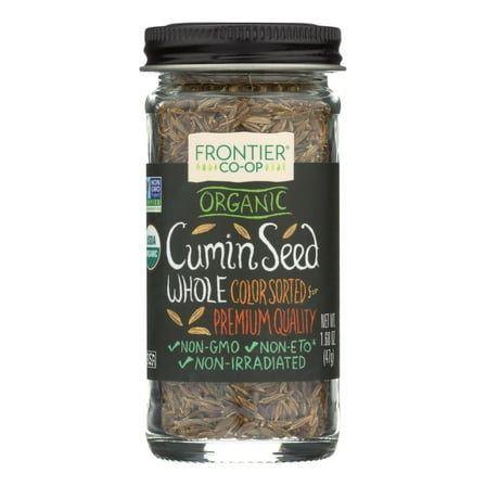 Frontier Whole Cumin Seed, Certified Organic, 1.68 Oz
