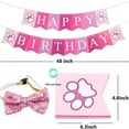 thumbnail image 2 of Monfince Pets Happy Birthday Decoration Dog Costume Hats Bowknot Bandana Neckerchief Bibs Banners Party Cat Dog Pets Accessories, 2 of 6