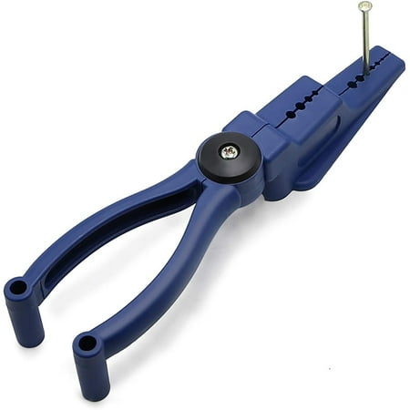 

Anti-Slip Nail Holder of Nail Holder Plastic Pliers Nails Holder for Hammering for Electricians and Construction Workers