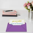 thumbnail image 3 of #10 Violet Color Envelopes | Colored Standard Business Size Mailers | Value Pack of 500 Per Pack | 4 1/8 x 9 1/2, 3 of 5