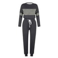 thumbnail image 5 of Kmdttou Womens Sweatshirt for Women's Christmas Print Long Sleeve Sport Pullover Tops + Pants Set on Clearance!, 5 of 7