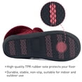 thumbnail image 4 of VONMAY Women's Fuzzy Slippers Boots Memory Foam Booties House Shoes Indoor Outdoor, 4 of 5