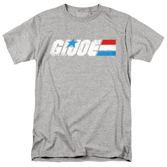G.I. Joe Distressed Logo Unisex Adult T-Shirt, Athletic Heather, Medium
