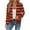 Red, variant on Uaswgudfs Women's Navy Striped Waffle Knit Jacket, Fall Winter Zip-Up Long Sleeve No-Hood Casual Coat with Pockets - Trendy Outerwear Blue L