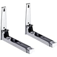 thumbnail image 1 of Universal Adjustable Microwave Oven Bracket for Thick Floating Wall Shelf Kitchen Frame Sy Install Telescopic Foldable (2), 1 of 3