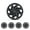 Black Matte(T003-BP), variant on 13" Set Of 4 Wheel Covers Snap On Hubcaps Full Hub Caps fit R13 Tire & Steel Rim (4 Pack)