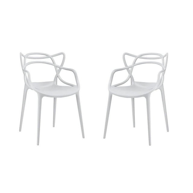 Heavenly Collection Plastic Dining Chair for Dining Area