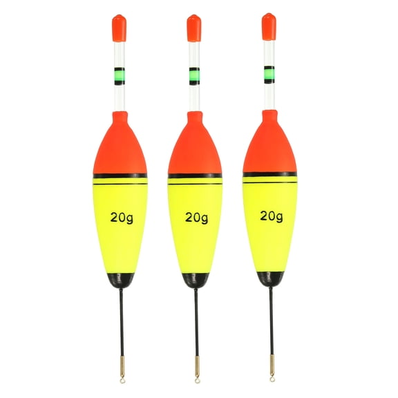 0.5oz Fishing Glowing Bobbers with Swivel EVA Fishing Float without Glow Sticks, 3 Pack