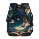 thumbnail image 4 of Balery Artistic Starry Sky Moon Book Mochila Escolar Impresa, Mochila Ligera para Viajes Casual, Mochila Duradera y Cómoda Multifuncional, Mochila para Laptop-One Size, 4 of 5