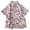 ZB-Pink206, variant on KAOOCXU Boy Girl Summer T-Shirts Plaid Printed Short Sleeve Turndown Collar Button Up Shirts Medium And Young Child Stylish Top With Pocket Kids Durable Playsuit Sunsuit Clothes