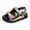 L101-Gold, variant on Boys Girls Sandals for Kids Open Toe Summer Outdoor Athletic Sandals with Adjustable Straps(L101-Multicolour,11.5)