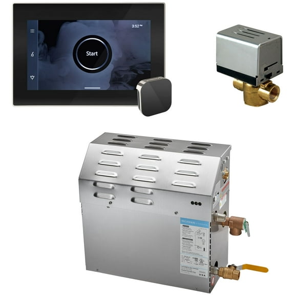 Mr Steam 07C1BNCA000 Isteamx Steam Shower 7.5Kw Generator Package - Black