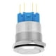 thumbnail image 3 of Interruptor de botón NikouMX 20 piezas 22 mm reinicio automático acero inoxidable, 3 of 8