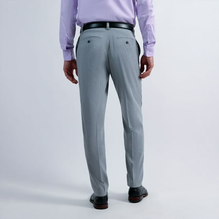 Men's Haggar® Cool Right® Performance Flex Slim-Fit Flat-Front Pants Color: Dark Gray Size: 36X32