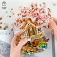 thumbnail image 4 of SKQIT Cherry Blossom Bonsai Tree Building Set, Flowers Tree House Model Sets for Adults, 2200Pcs Micro Bricks Collectible Creative Gifts for Adults, 4 of 13