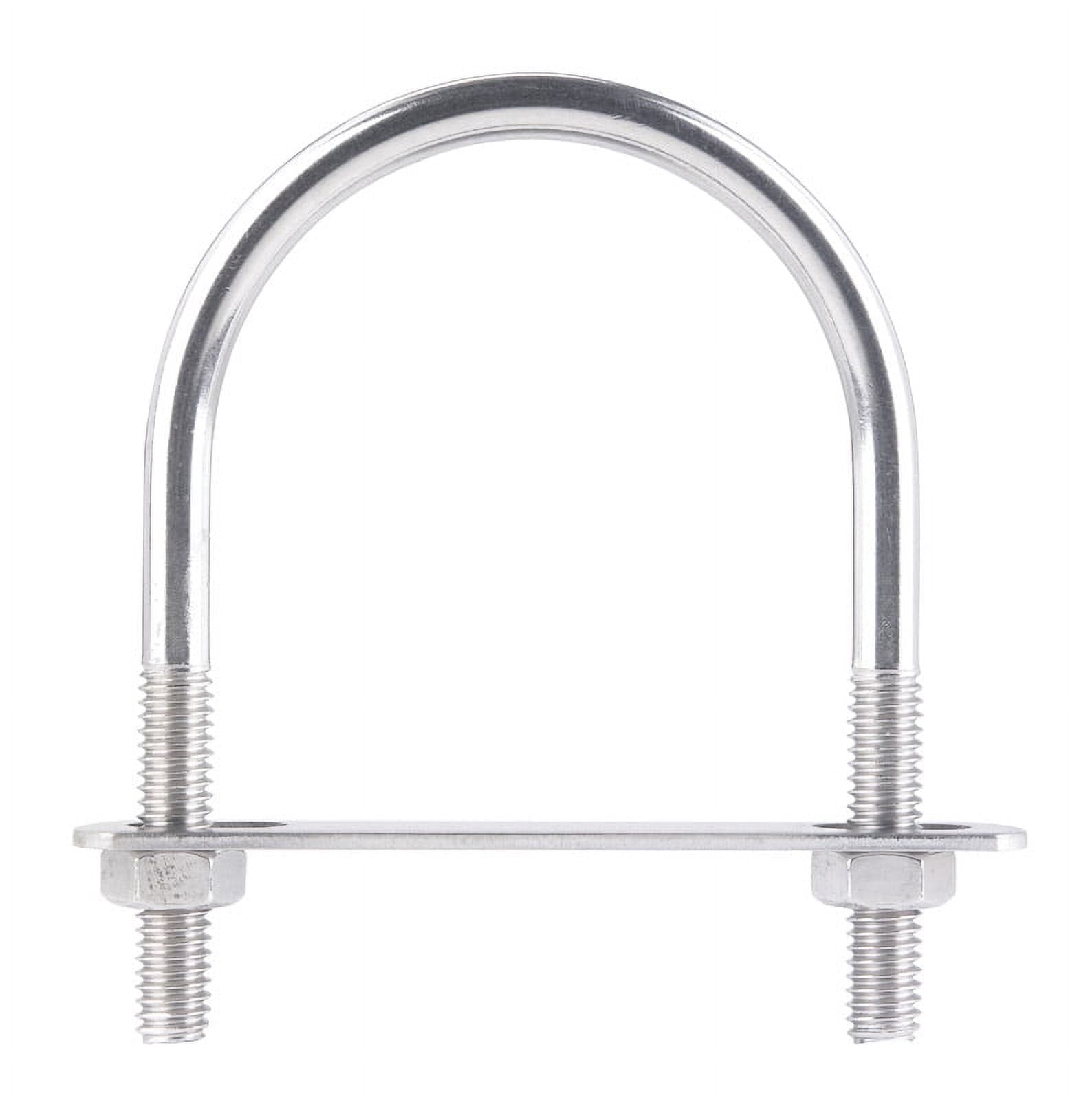 Hampton 5/16 in. X 2-1/2 in. W X 3-1/2 in. L Coarse Stainless Steel U-Bolt