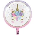 thumbnail image 1 of Creative Converting 344420 18 Po. Unicorn Baby Shower Ballons Mylar - Boîte de 10, 1 of 1
