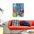 thumbnail image 5 of Saiise Geometry Dash Frameless Wall Art for Home Decor,Modern Abstract Canvas Prints,High-Quality Artwork for Living Room, Bedroom, Office, and More,Ready to Hang, Vibrant Colors-, 5 of 7