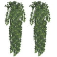thumbnail image 2 of vidaXL 2x Artificial Ivy Bush 35" Green Plant Potted Decor Green/Variegated, 2 of 4