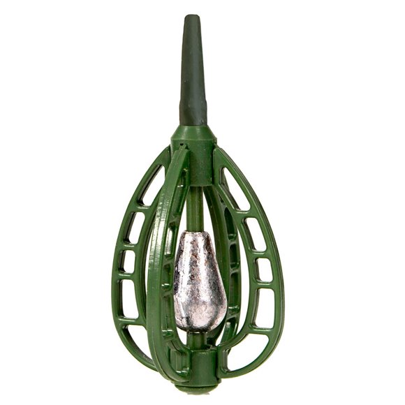 20g Fishing Feeder Bait Cage Made of ABS and Pure Lead, Easy to Thread Fishing Line and Load Bait