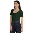 thumbnail image 3 of Inkmeso Basic U Neck Summer T-shirt Short Sleeve Plain Cotton Tshirt Womens, 3 of 7