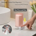 thumbnail image 3 of Distributeur de Tampons de Coton Ryelea, Support de Coton pour Démaquillage Automatique à Pression, Utilisation et Ramassage Mural Optionnels, Design Fermé Anti-Poussière et Hygiénique (Gris), 3 of 5