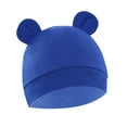 thumbnail image 5 of BULLPIANO 6 Pieces Newborn Baby Hat Bear Ears Infant Caps Baby Boy Girl Toddler Hats Infant Beanie Caps for 0-6 Months, 5 of 9