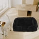thumbnail image 1 of Cama para perros, suave y rectangular, para mascotas, para dormir, lavable, nido para gatos, cachorros, gatitos y perros , Negro, m, 1 of 8
