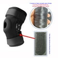 thumbnail image 5 of OhhGo 2 Pcs Hinged Knee Brace for Women Men, Knee Supports Sleeve with Removable Bracket Knee Stabilizer Wrap for Arthritis Pain Joint Pain Knee Pain Relief, Black, 5 of 9