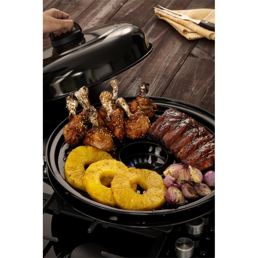 Artesano Iron Works | Home Decor Indoor Smokeless Grill ASATODO Nonstick Stovetop Grill by Artesano Home Decor Red