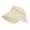 Beige, variant on Wide Brim Straw Sun Visor for Women, Lace Hollow Out Headband, UV Protection Beach Hat, 1 Piece, One Size