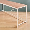 thumbnail image 4 of Klair Living Olympus Contemporary Wood and Metal Corner Desk in Oak, 4 of 4