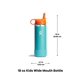 thumbnail image 5 of Botella de agua Hydro Flask Kids de 500 ml con tapón de pajita Seaspray, 5 of 6