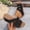 Black, variant on Women's Wedge Floral Print Slippers, Single Color Base High Sole Comfort Warm Weather Ready Casual Comfortable Sandals Brown 9