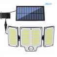 thumbnail image 7 of 280 LED Solar Outdoor Wall Light with Motion Sensor Solar Flood Light with 3 Adjustable Lighting Modes for Garden, 7 of 7