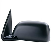 70020T - Fit System Driver Side Mirror for 95-99 Toyota Tacoma/ Pre Runner, black, foldaway, Manual
