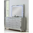 thumbnail image 5 of Sterling Full 6 PC LED Bedroom set made with wood in Silver Color, 5 of 14