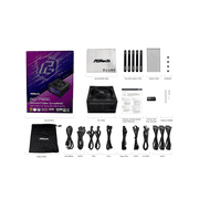 ASRock Phantom Gaming PG-750G 750W 80 PLUS GOLD & Cybenetics PLATINUM Full Modular Power Supply, ATX3.1 & PCIe5.1 Ready with Dual Color 12V-2x6 Cable,