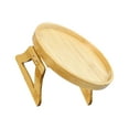 thumbnail image 6 of Set of 2 Tray Folding Table Arm Rest for Sofa Foldable Chairs Cup Holder Tables, 6 of 8