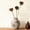 brown, variant on Hand-Thrown Wabi Sabi Vase, 6 Inch Small Clay Vase for Dried Flowers - Unique Textured Ceramic Pottery, Minimalist Home Decor