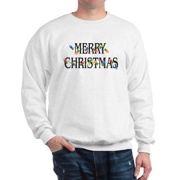 CafePress - Merry Christmas Sweatshirt - Crew Neck Sweatshirt