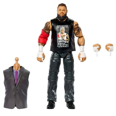 WWE Elite Collection Premium Live Event Kevin Owens Action Figure & Accessories, Build-A-Figure Pieces