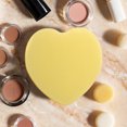 thumbnail image 4 of Unique Bargains 5 Pcs Heart-Shaped Face Makeup Sponge for Travel Light Yellow, 4 of 5
