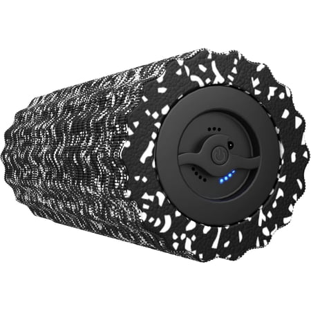 Vibrating Foam Roller for Back Pain, 5-Speed Foam Roller Muscle Massage, Exercise, Yoga, Muscles Deep Tissue, Pilates, Physical Therapy, Recovery, Neck, Leg, Rechargeable, Pink