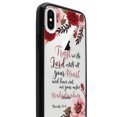 thumbnail image 3 of FINCIBO Slim TPU Bumper + Clear Hard Back Cover for Apple iPhone X, Christian Quotes Proverbs 3:5-6, 3 of 6