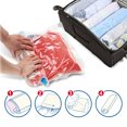 thumbnail image 2 of uds 35*50 bolsa de compresión de vacío laminada a mano bolsa de almacenamiento de viaje enrollada sin bomba de aire, 2 of 5