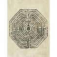 thumbnail image 2 of Schlabach, Sue 15x18 Gold Ornate Wood Framed with Double Matting Museum Art Print Titled - Labyrinth Vertical, 2 of 4