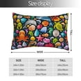 thumbnail image 4 of Disketp Pillow Covers Underwater Diving Animals Pattern Throw Pillow Case Cushion Covers,Cushion For Bedroom,Couch,Home-16"X24", 4 of 9